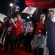 Members of Turning Point USA dance with a cardboard cutout of Republican presidential candidate Sen. Marco Rubio during the Conservative Political Action Conference in National Harbor, Md., on March 3, 2016.
Alex Wong/Getty Images
